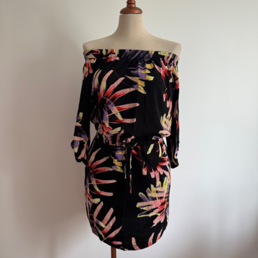 Lole -Black Floral Dress